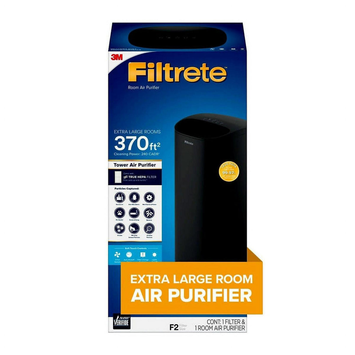 Filtrete Air Purifier - Extra Large Room. Tower