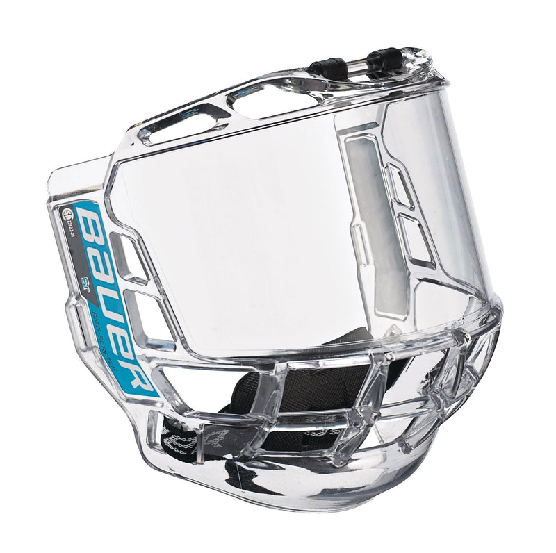 Concept 3 Clear Hockey Full Face Mask/Shield/Fishbowl with High-Impact Polycarbonate Shield Z157
