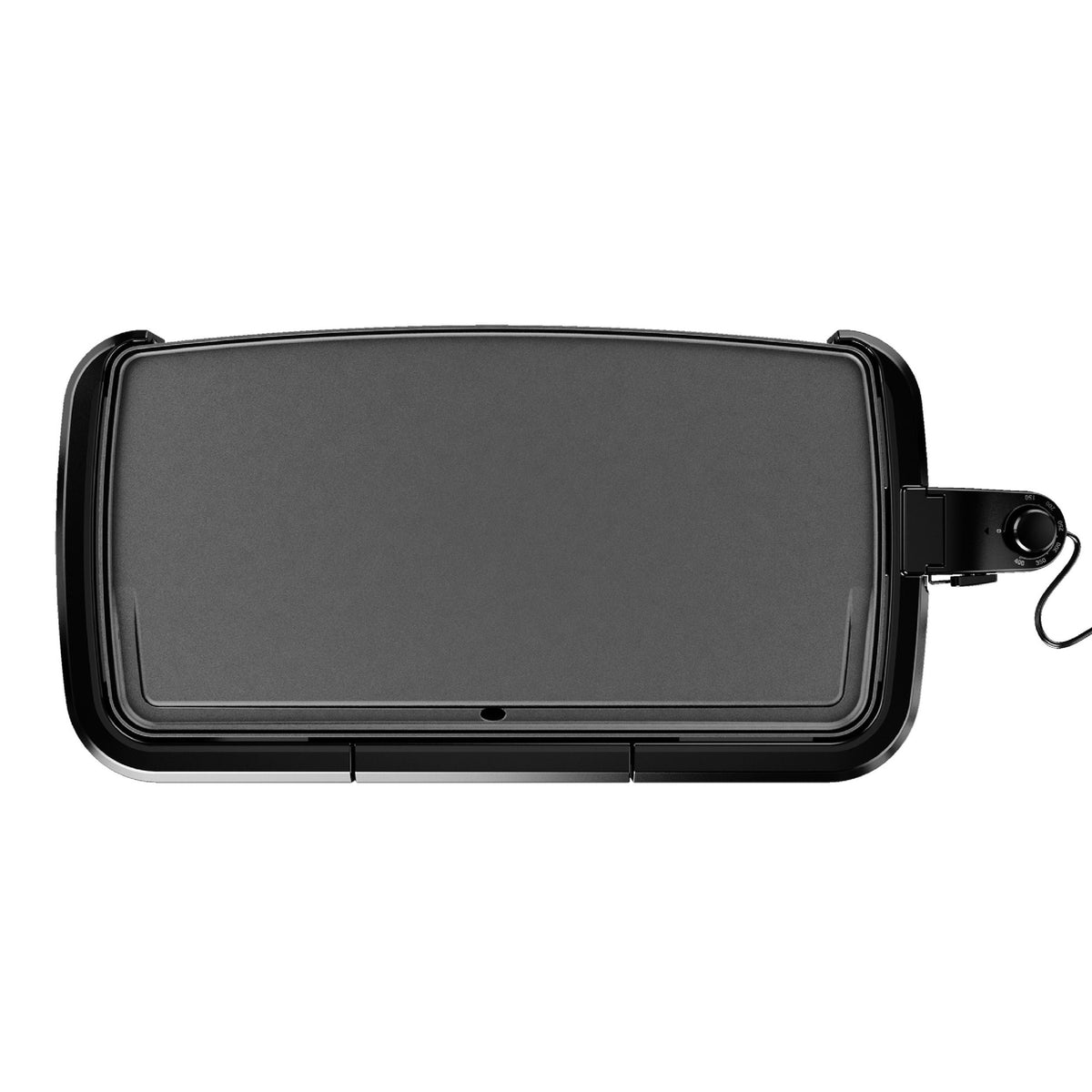 Family Sized Electric Griddle, Black, 20-in x 11-in