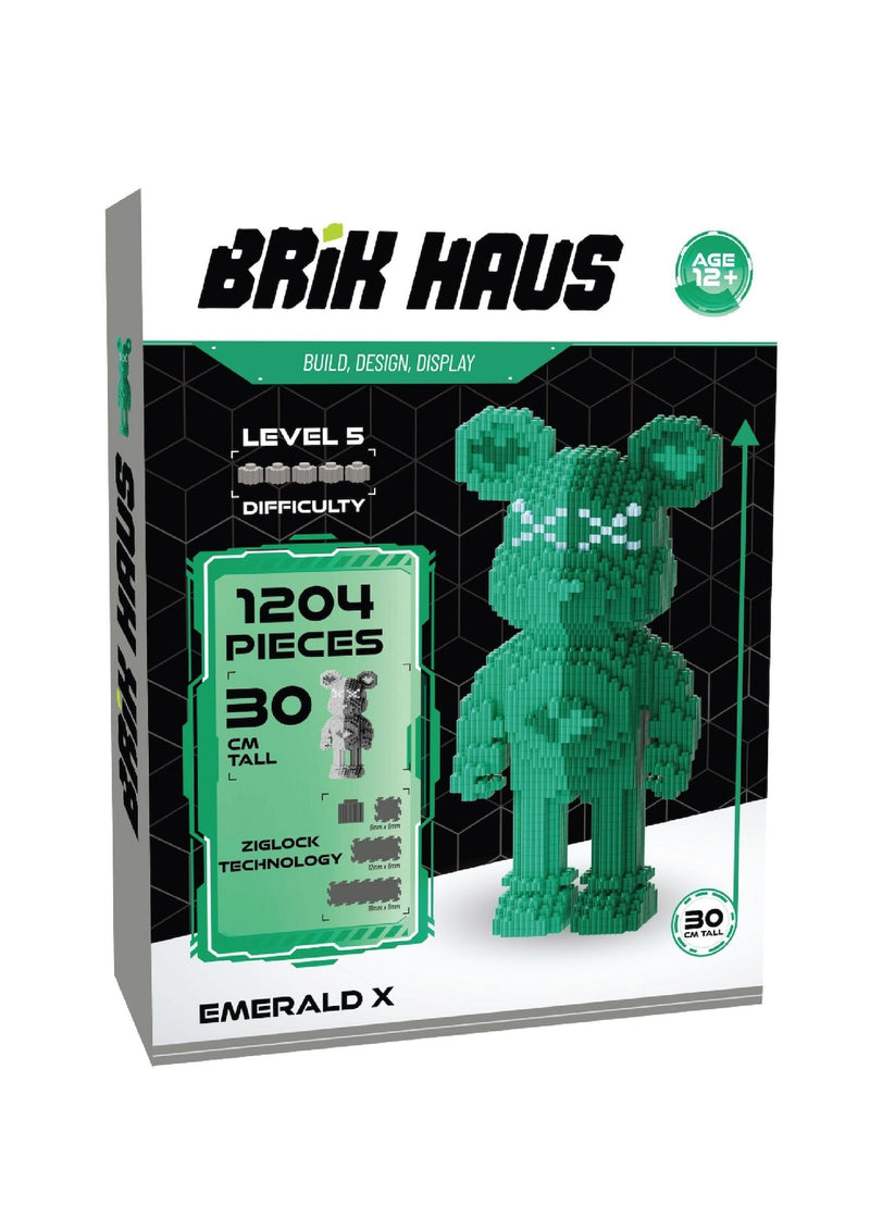 Brik Haus Green Bear Construction Set, Small O627