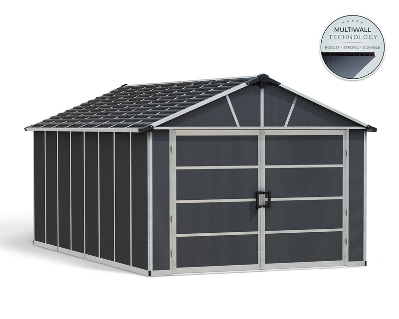 Yukon Multi-Function Polycarbonate Garage, 11x17-ft W4422