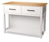 Conrich Kitchen Island, White