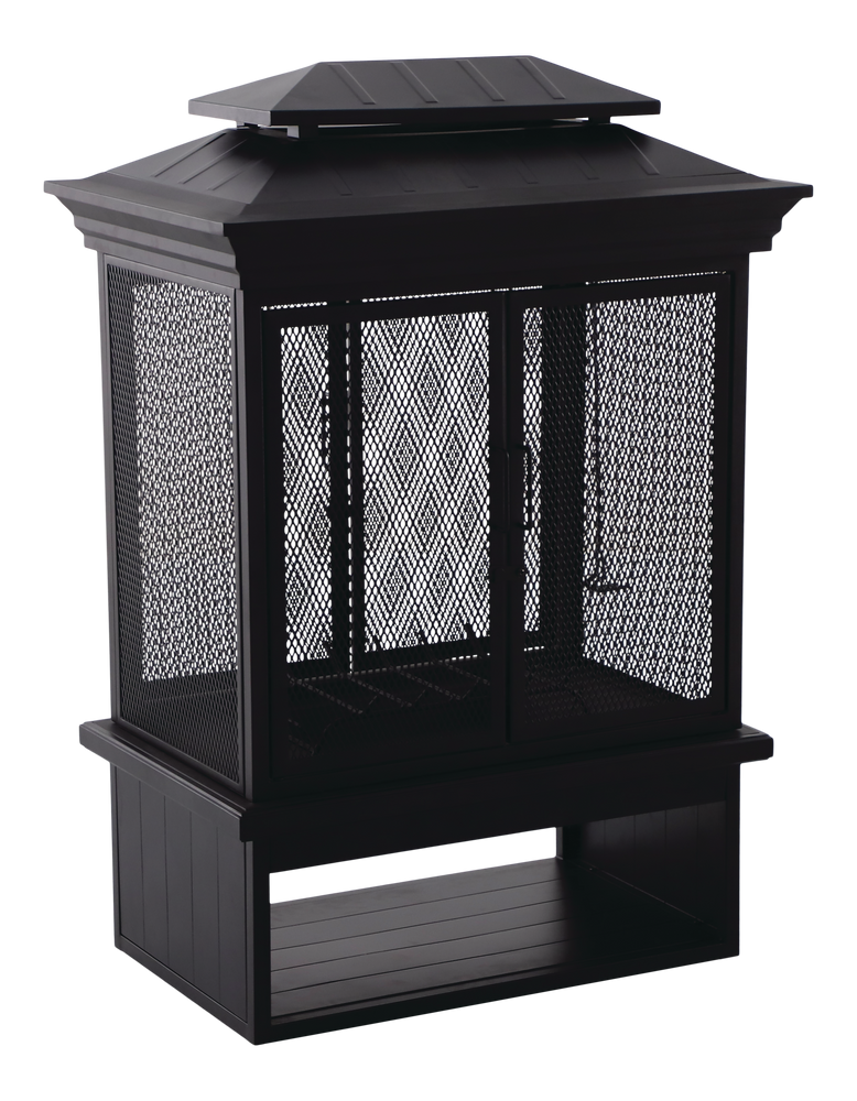 McKay Outdoor Wood Burning Fireplace, 35-3/8 x 24 x 51-1/2-in E2903