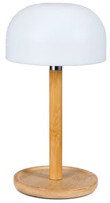 Outdoor Rechargable Bamboo Mushroom Lamp, Multiple Colour Modes