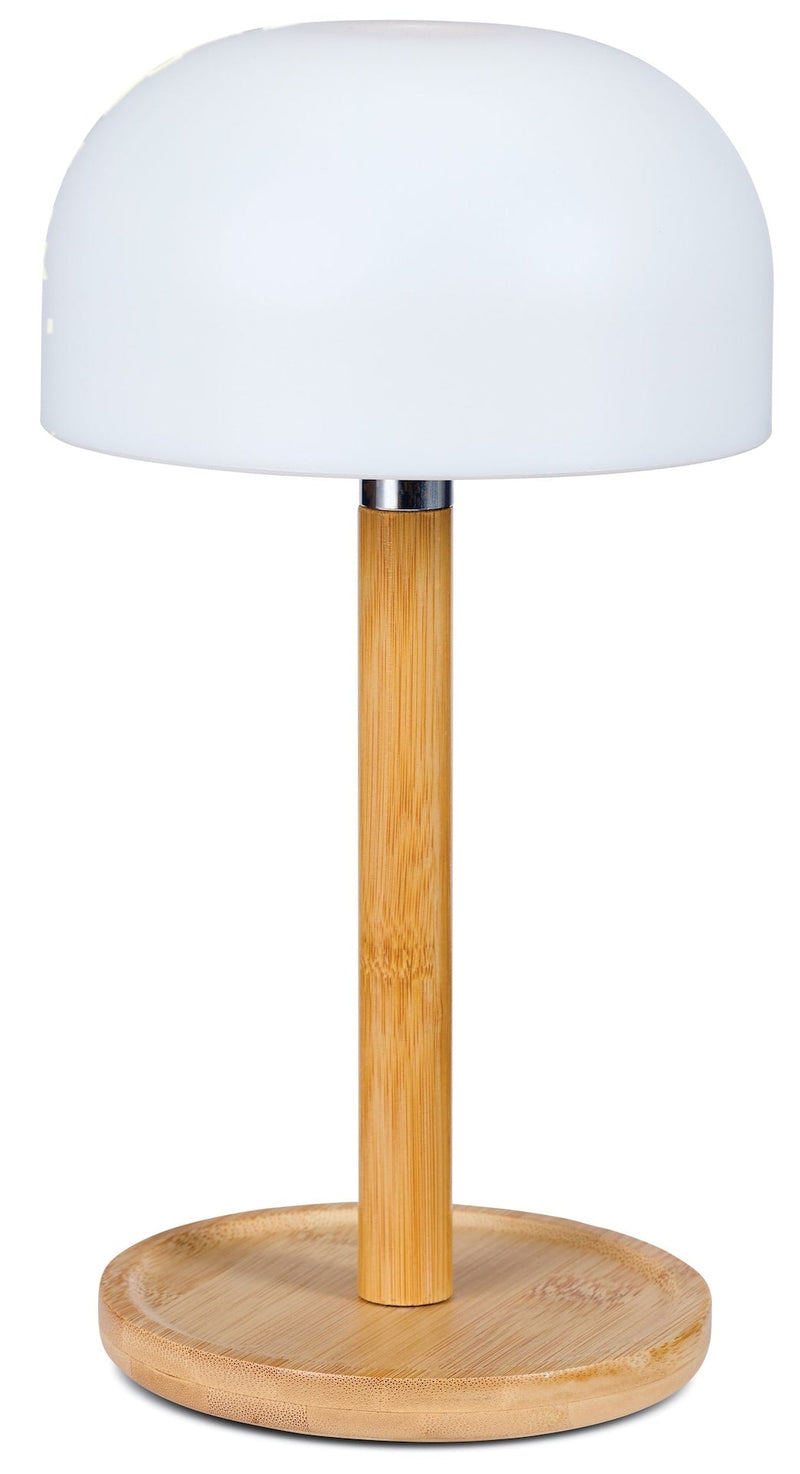 Outdoor Rechargable Bamboo Mushroom Lamp, Multiple Colour Modes C4184