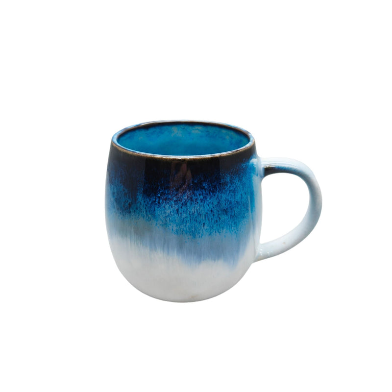 React Glaze Stoneware Mug, Navy, 20-oz B3640