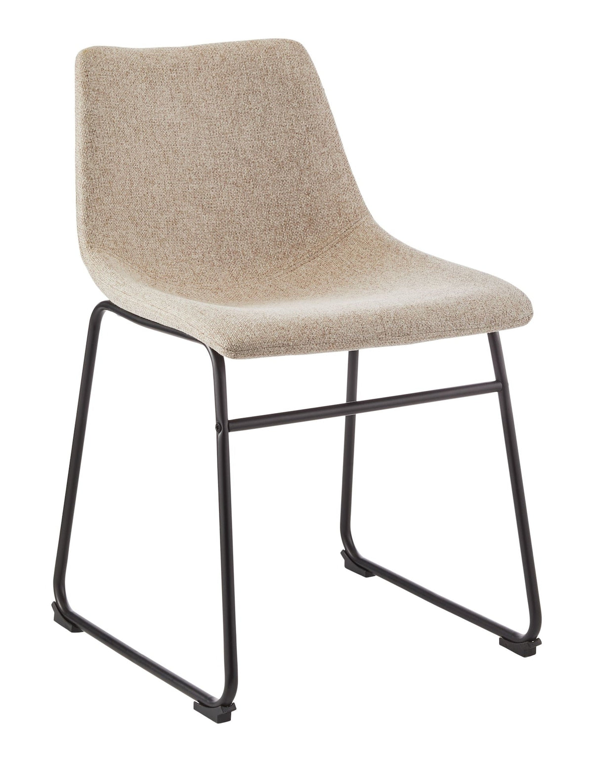 Scottie Modern Fabric Dining Chair, Dark Grey