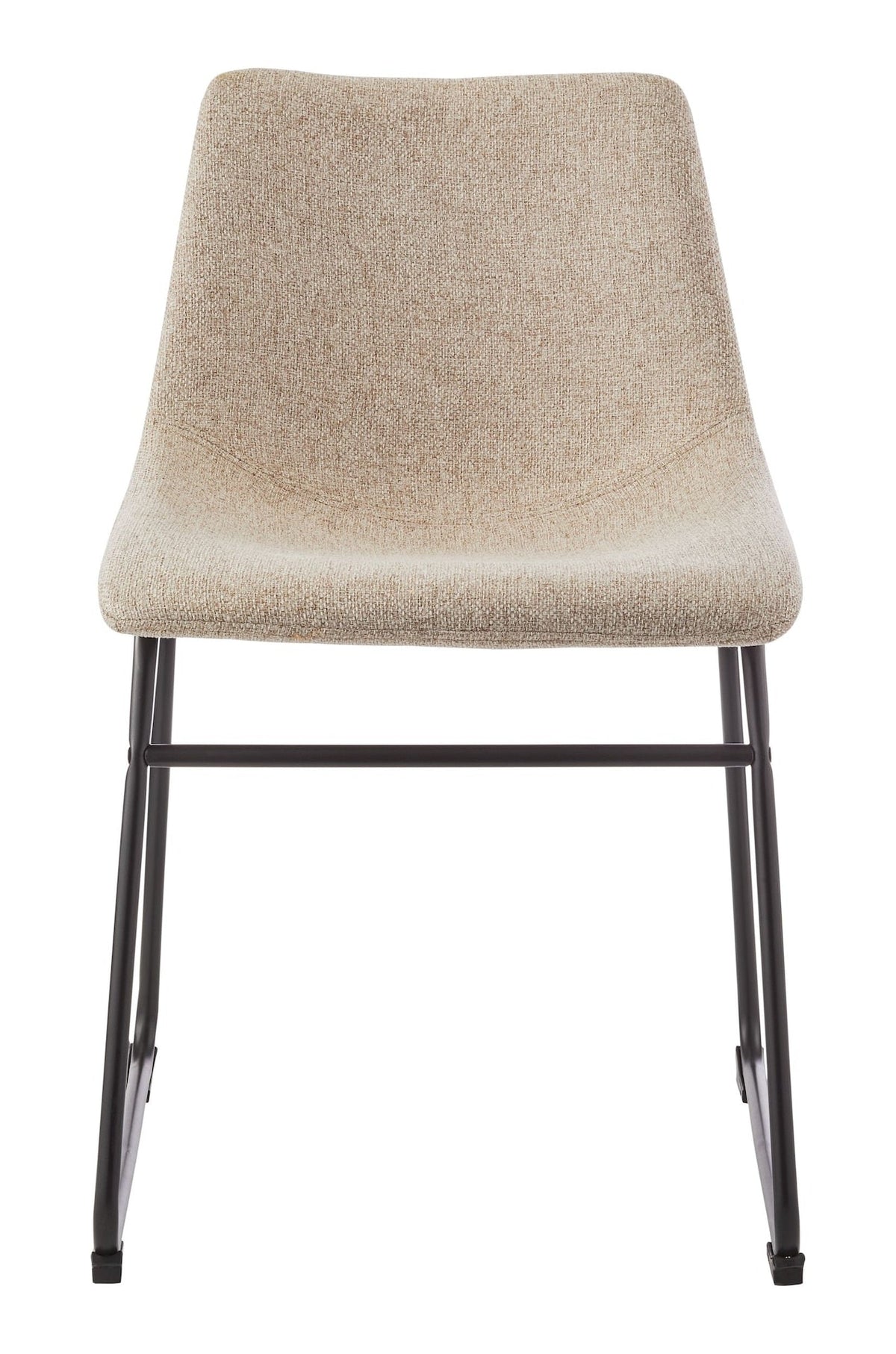 Scottie Modern Fabric Dining Chair, Dark Grey