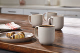 Summerset Reactive Glaze Stoneware Mug Set, 13-oz, 4-pk