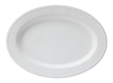 Whitworth Oval Stoneware Platter, 11.3-in, White