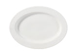 Whitworth Oval Stoneware Platter, 11.3-in, White