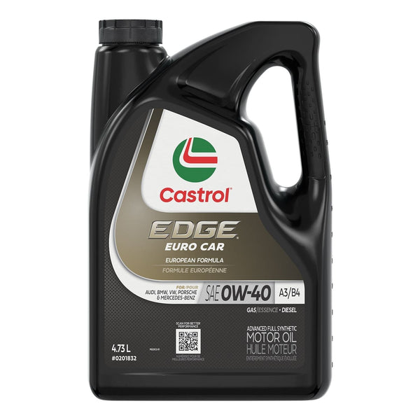 EDGE Euro 0W40 A3/B4 Advanced Synthetic Engine/Motor Oil, 5-L S9378