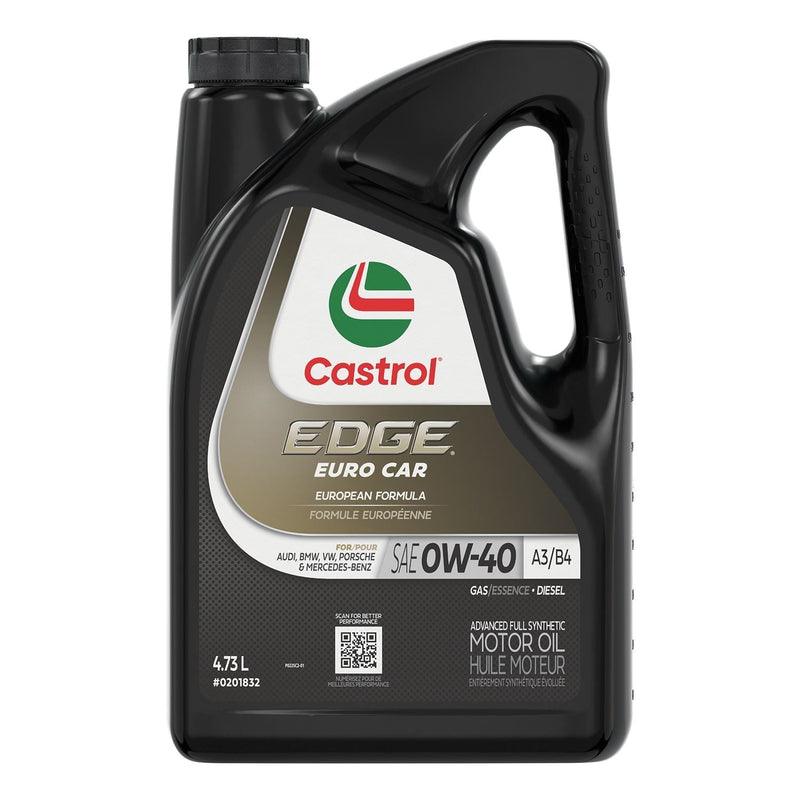 EDGE Euro 0W40 A3/B4 Advanced Synthetic Engine/Motor Oil, 5-L S9378