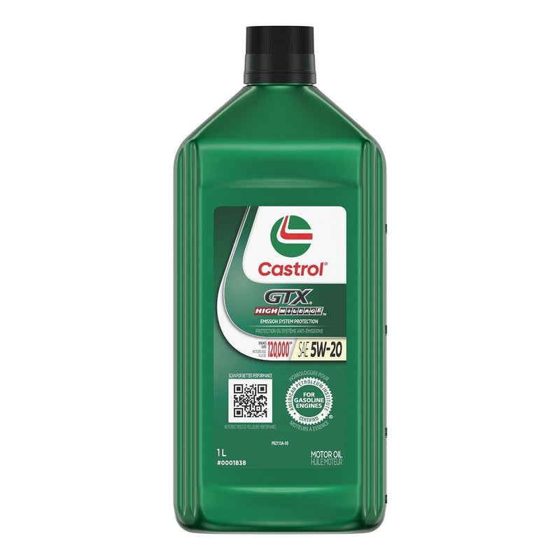 GTX High Mileage 5W20 Conventional Engine/Motor Oil, 1-L E4564