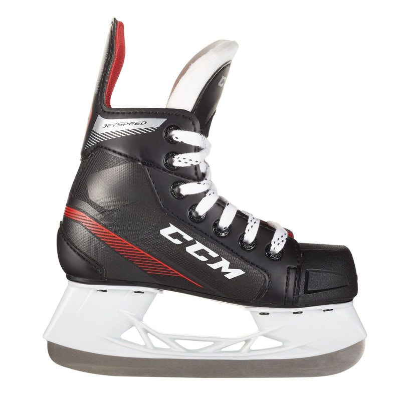 JS 445 Youth Hockey Skates, Sizes 8-13, Black S4094