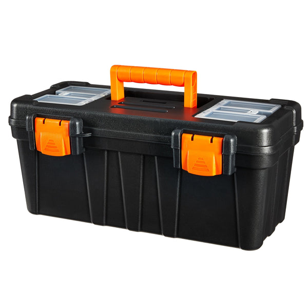 Portable Plastic Tool Box with Removable Tray, 17-in L7215