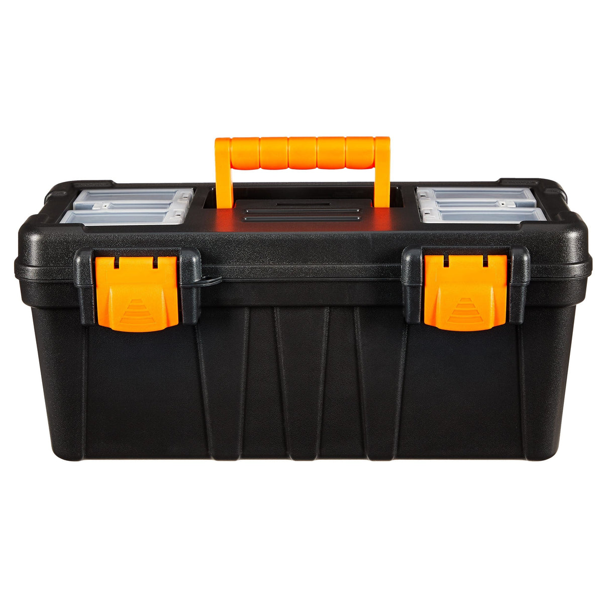 Portable Plastic Tool Box with Removable Tray, 17-in