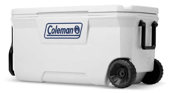 Marine Series Hard Cooler with Wheels, White, 100-QT W6044