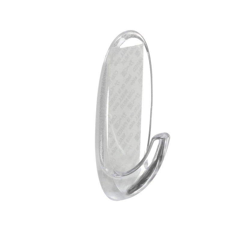 Medium Clear Hooks and Strips, Damage Free, 2-lb Capacity X5497