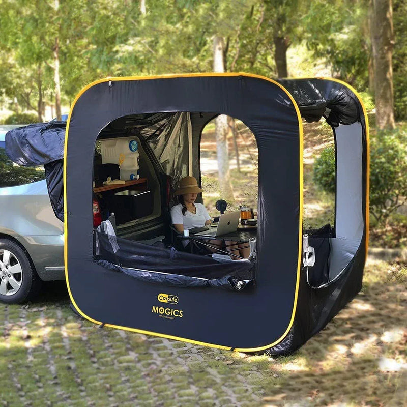 A Pop-Up Cabin for Your Car O9944