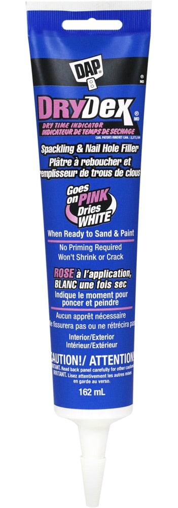 DryDex Spackling Nail & Hole Repair Filler with Dry Time Indicator, Shrink-Proof, 162-mL Q6781