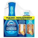Platinum Powerwash Dish Spray, Fresh Scent Bundle, 1 Starter-Kit