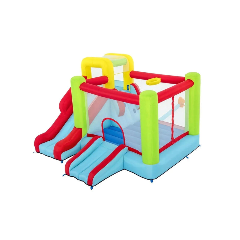 10' Inflatable Bounce House Park with Basketball and Slide. 126 H8269