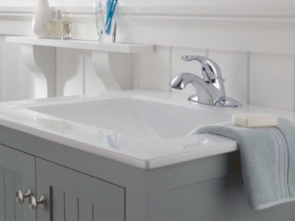 1-Handle Centerset Lavatory Faucet with Pop-up, Chrome