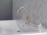 1-Handle High-Arc Lavatory Faucet, Stainless