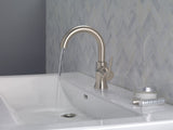1-Handle High-Arc Lavatory Faucet, Stainless