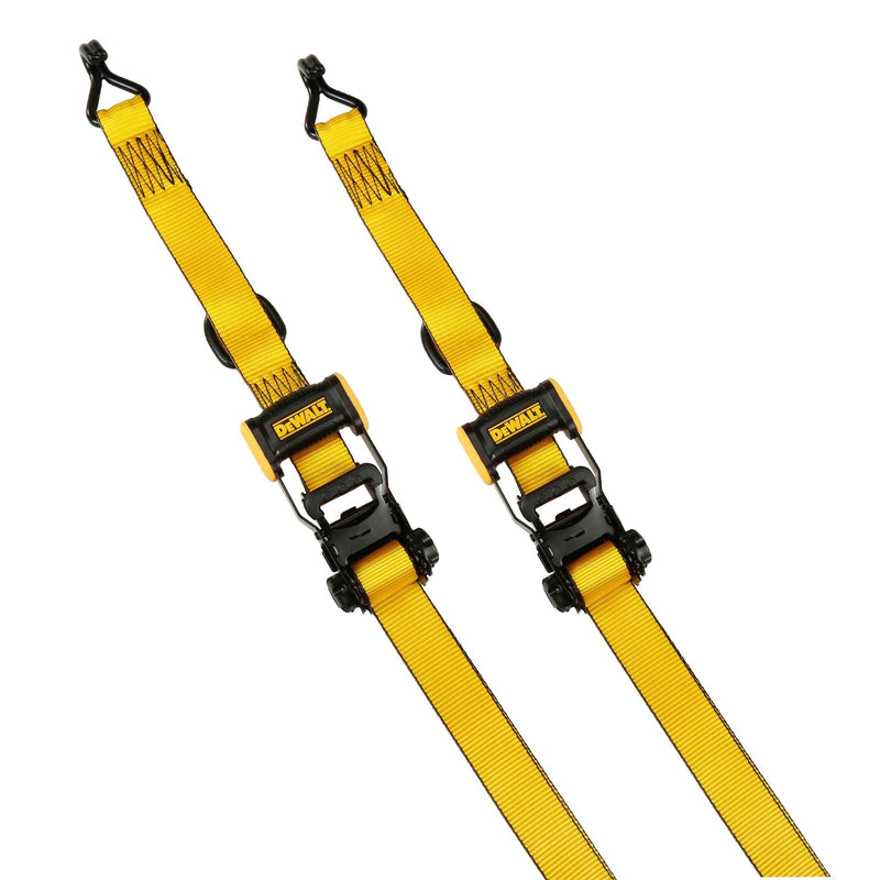 3,300-lb Ratchet Tie Down Strap, Weatherproof, 1.5-in x 16-ft (3.8 cm x 4.8 m), 2-pk C7207