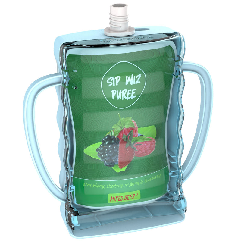 Sip Wiz Squeeze-Proof Holder, Blue S7436