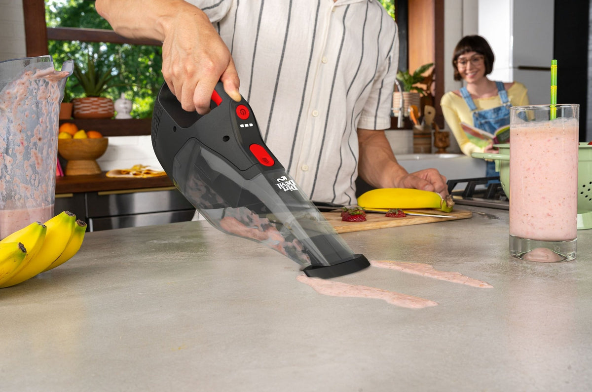 16V Wet-Dry Cordless Hand Vacuum with Squeegee