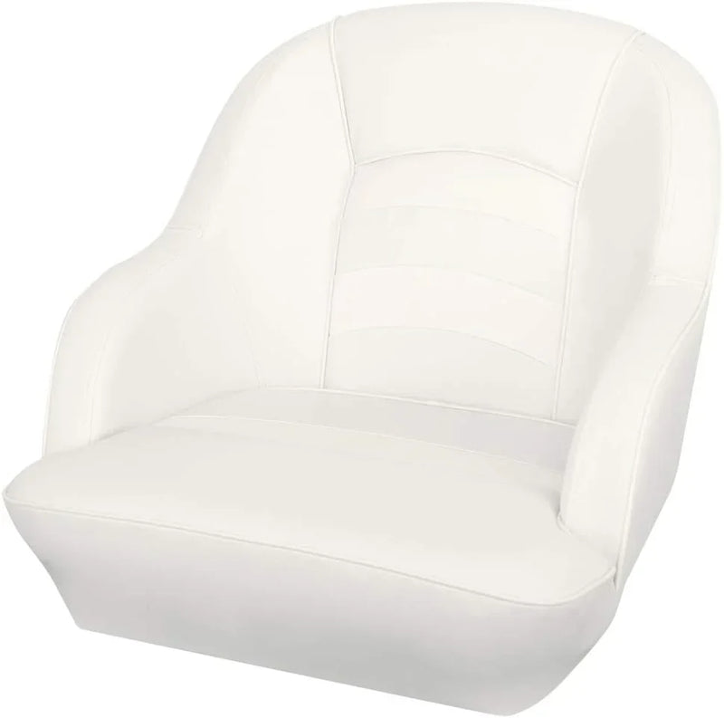 Bucket Pontoon Boat Seat (White/Blue) R8841