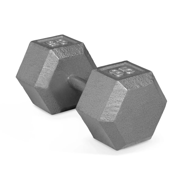 CAP Barbell 85lb Cast Iron Hex Dumbbell, Single L9549