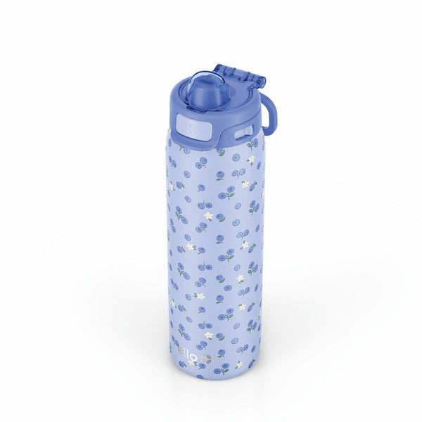 Pop & Fill Insulated Stainless Steel Kids' Water Bottle with Dual Sip & Chug Lid, Various Colours, 22-oz U8991