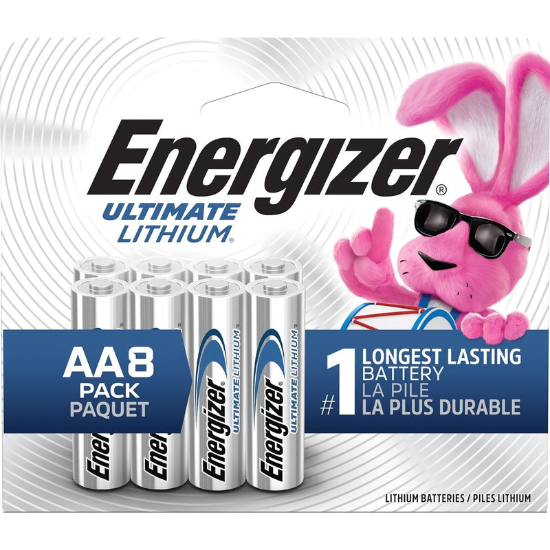 Ultimate AA Lithium Batteries, Long Lasting, All Purpose, 8-pk S8436