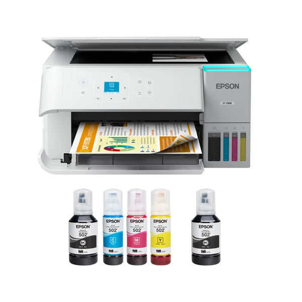 Epson EcoTank ET-2988 All-in-One Colour Supertank Printer with Bonus Black Ink Bottle D6214