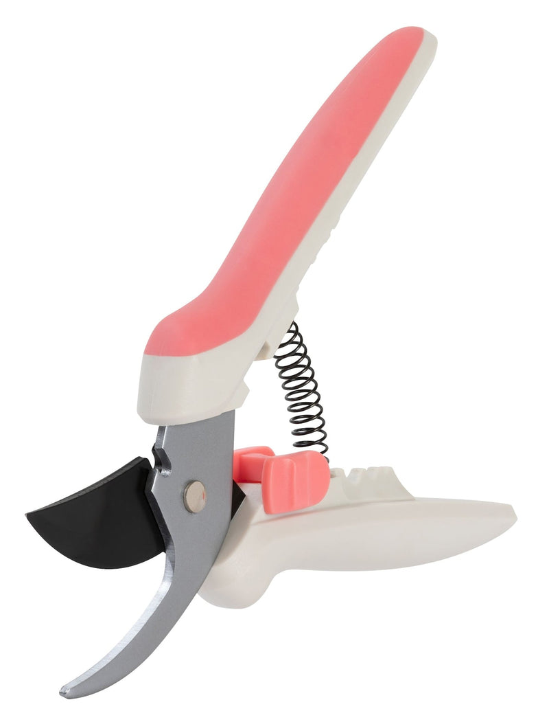 Soft Grip Bypass Floral Pruning Shears with Stem Stripper and Wire Cutter S5496