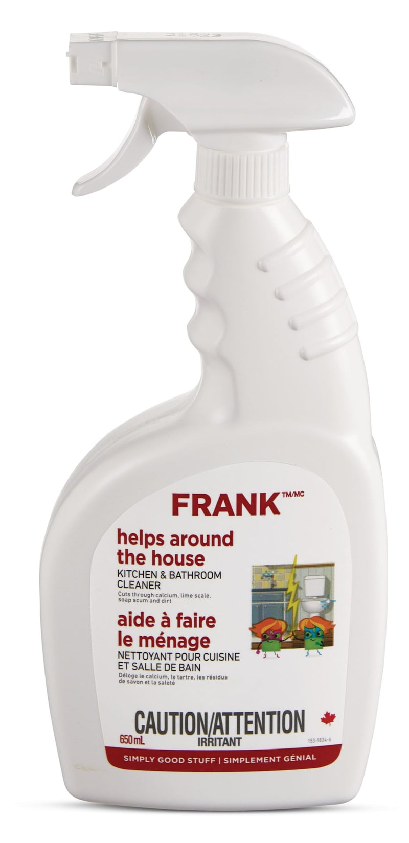 Multi-Surface Kitchen & Bathroom Cleaner, 650-mL I298