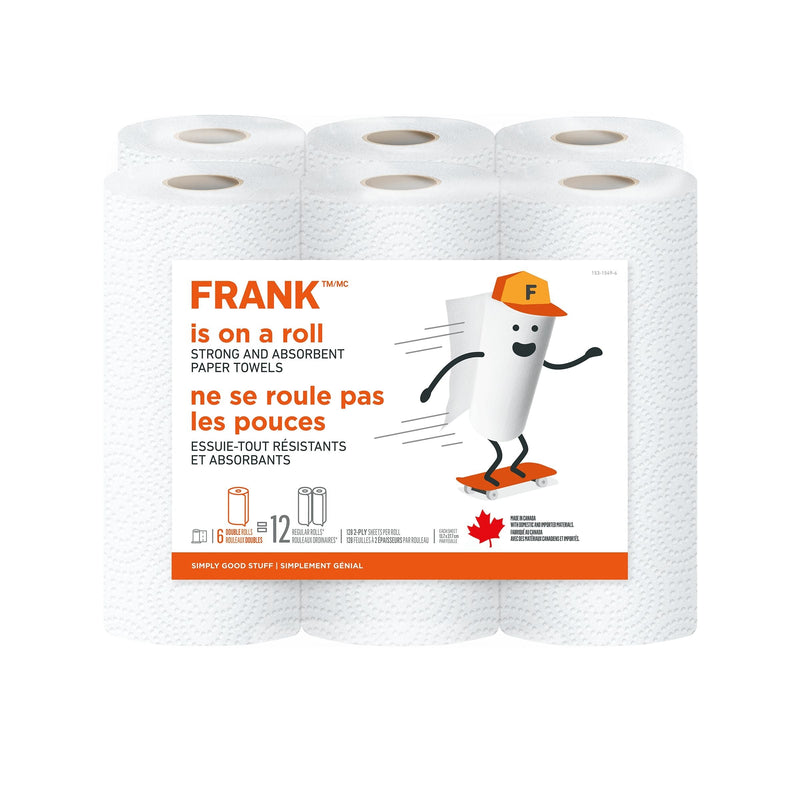 Paper Towel, 2-ply, 6-pk, Adjustable Tear Size M3371