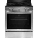 Gallery 30 in 5.3 cu ft. Stainless Steel Electric 5-Burner Range with Total Convection