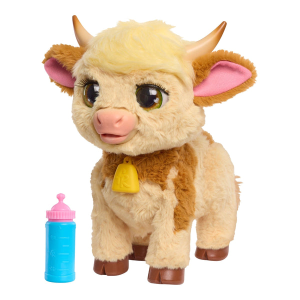 Maggie the Feed and Follow Cow with Bottle, 11-in E5162