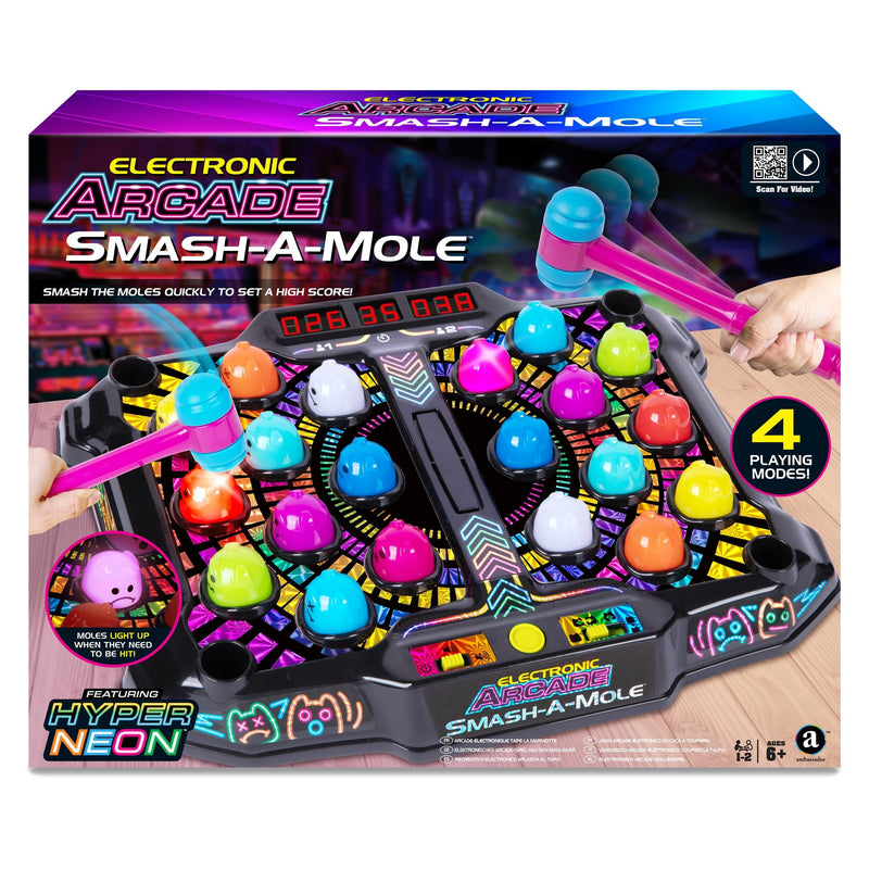 GAME Hyper Neon Series Electronic Arcade for Ages 6+ G4810