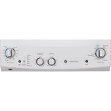 White 2.6 cu. ft. (I.E.C) Washer and 4.4 cu. ft. Dryer Gas Laundry Center