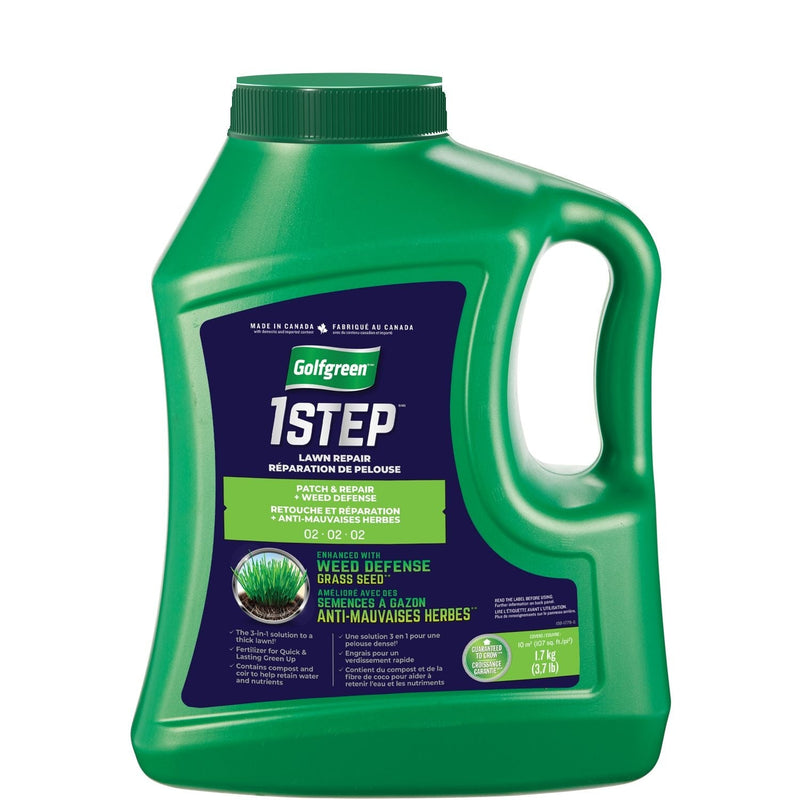 1-Step Patch & Repair + Weed Defense 02-02-02 Grass Seed, 1.7-kg Q5686