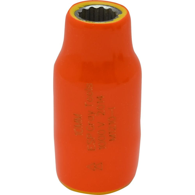 1/2-in Drive Standard Length Socket, Assorted Sizes, Metric, 12 Point, 1000V Insulated D678
