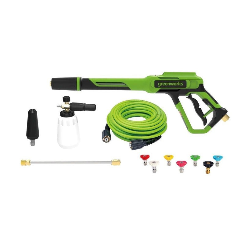 Deluxe Metal Gun & Hose Kit, Includes 7-Piece Nozzle Kit, Turbo Nozzle & Foam Cannon W2845