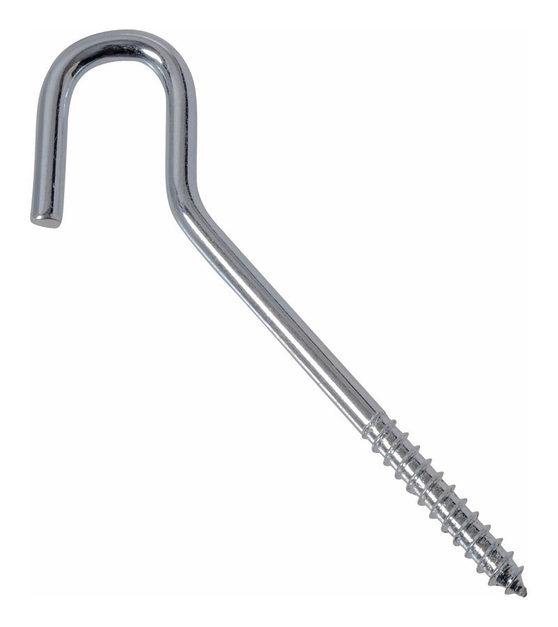 Zinc-Plated Lag Screw Clothesline Hook U7909
