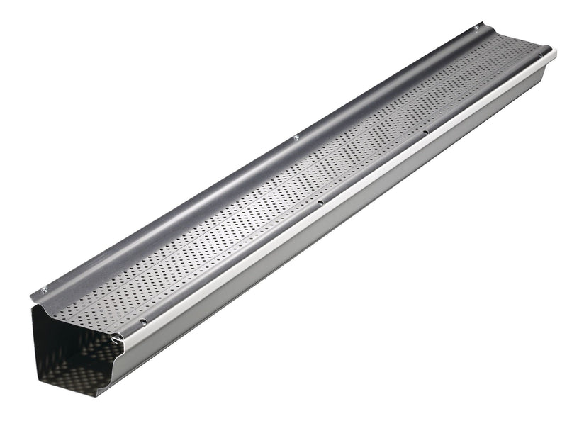 Smart Screen 20-ft Aluminum Gutter Guards, Metallic, 5-pk W805
